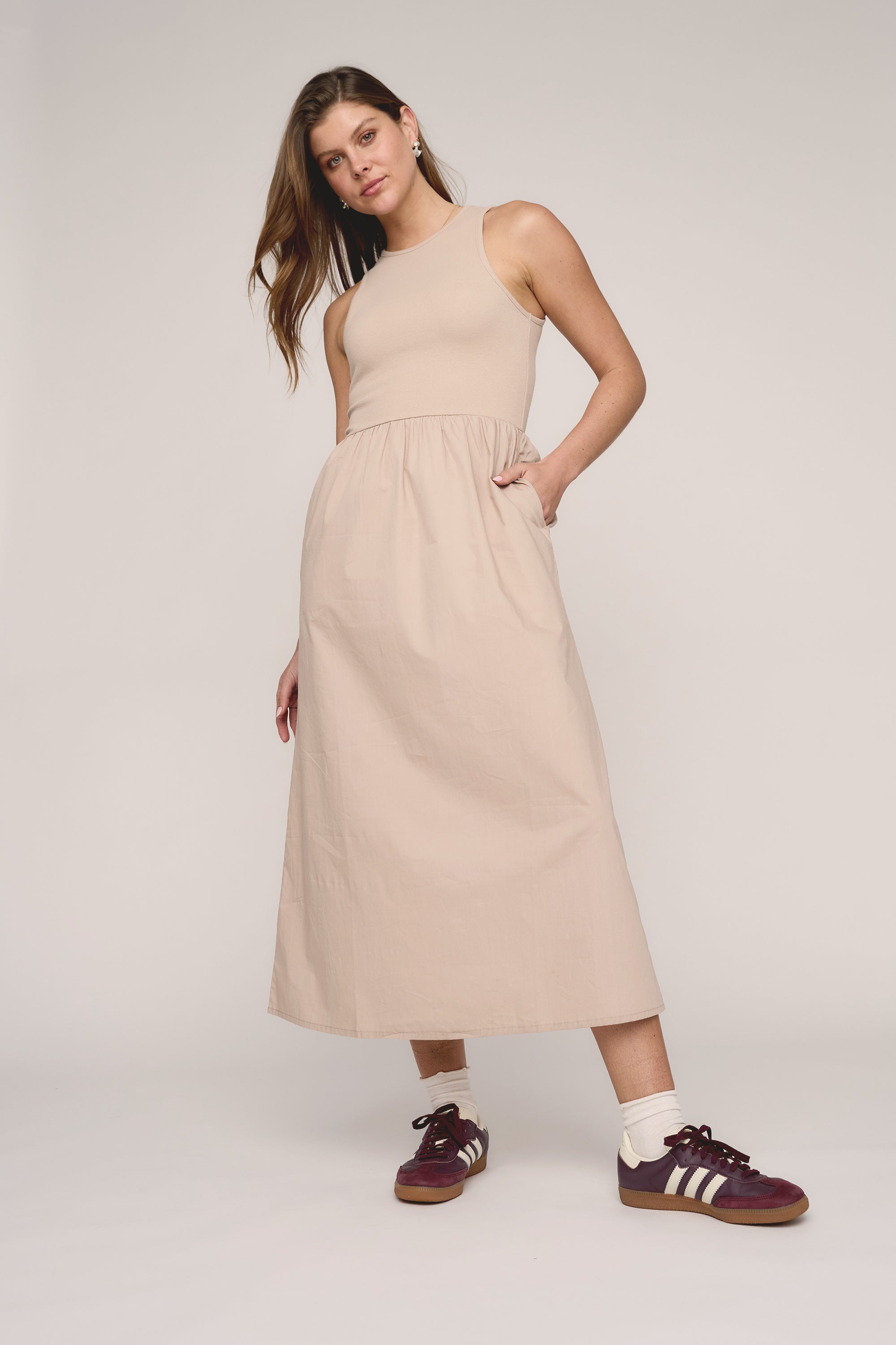 Shop The One And Done Dress (Stone) Max