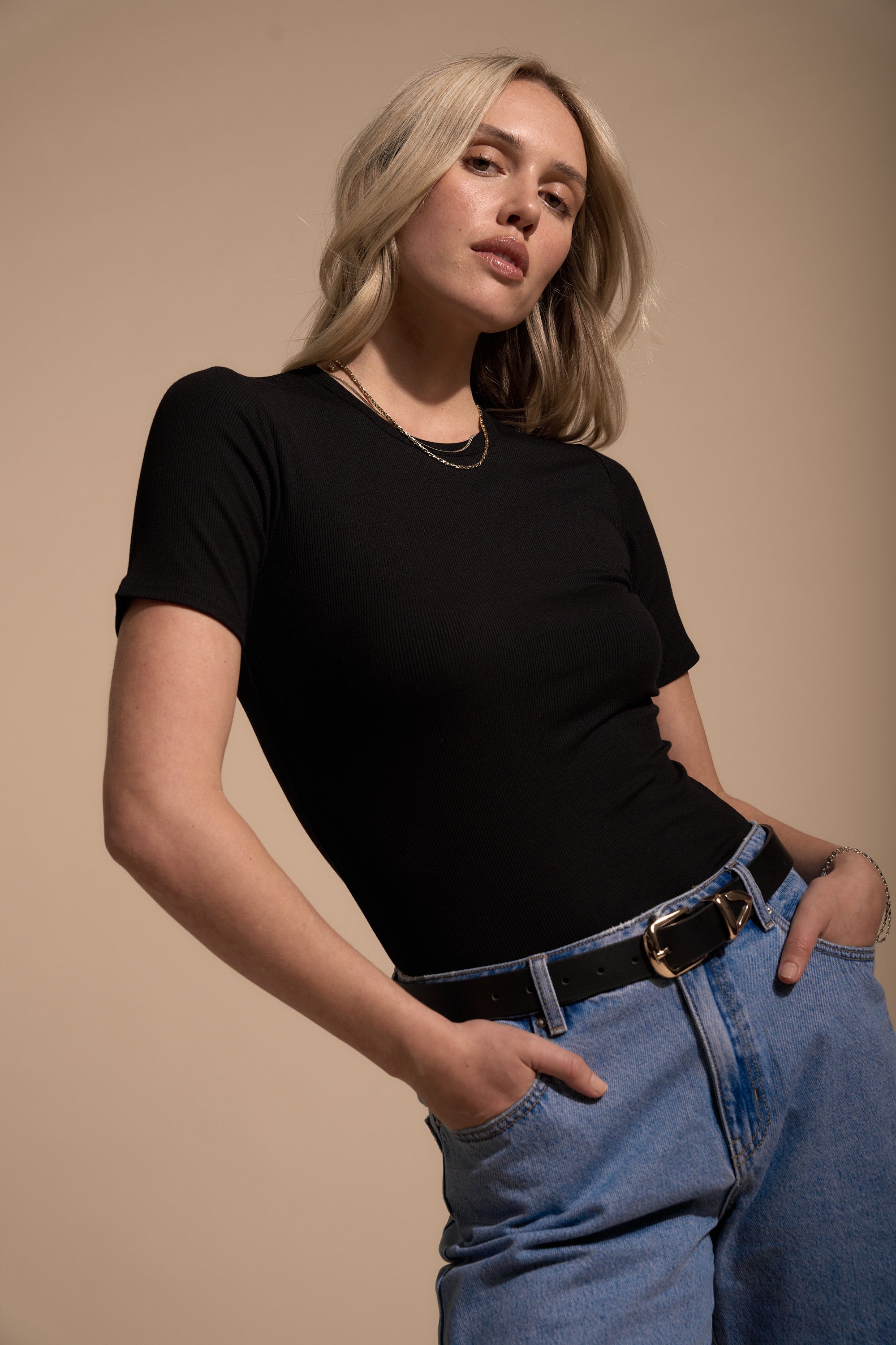 Shop Elementary Basics Rib Tee (Black) | Elementary – Max