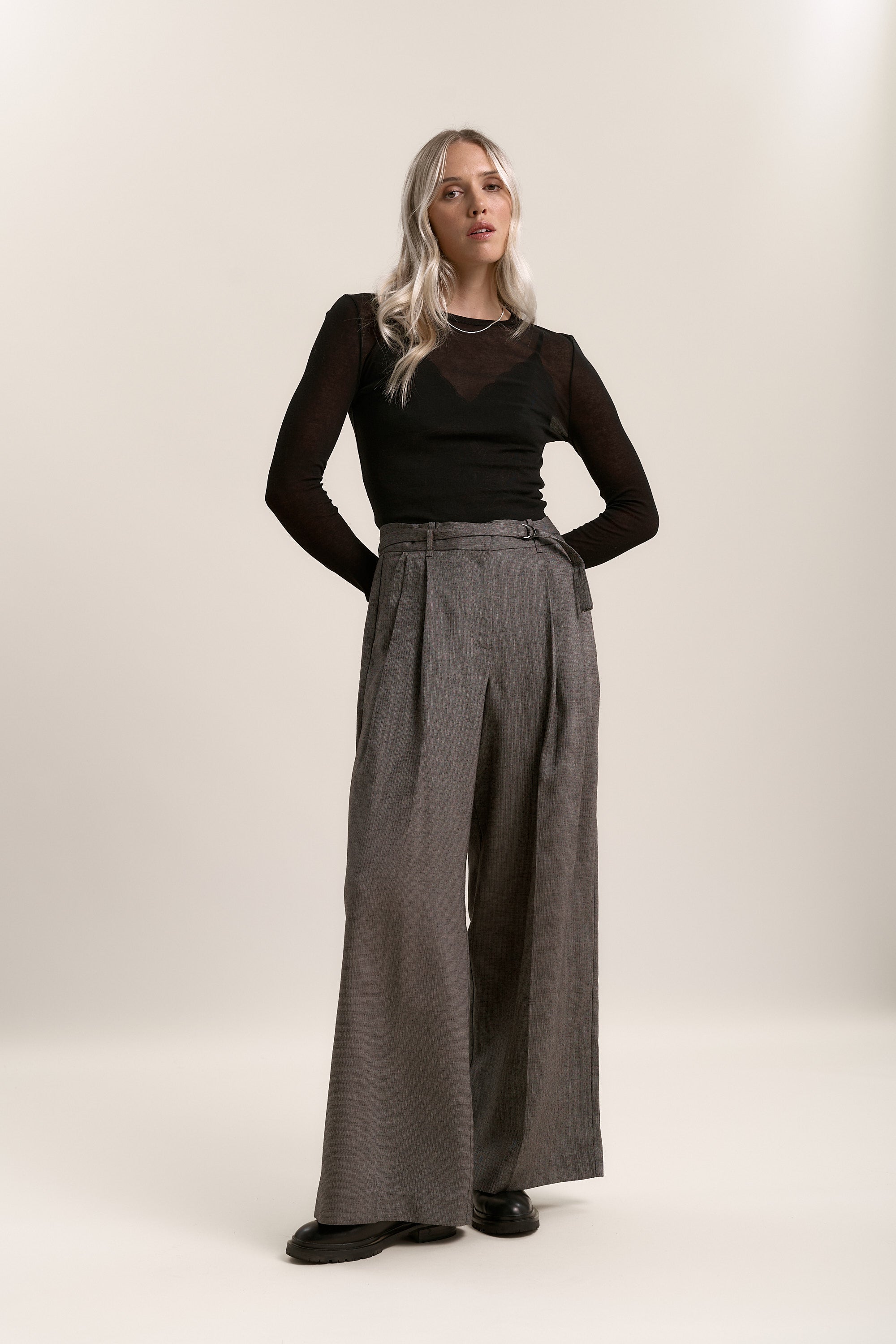 Cameron Pleat Detail Pant