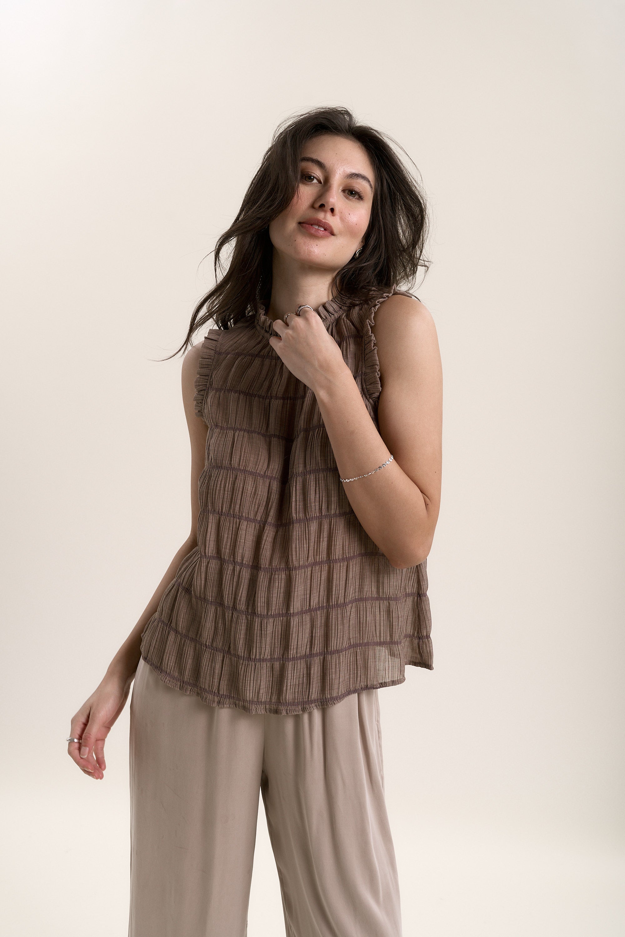 Mindy Textured Top