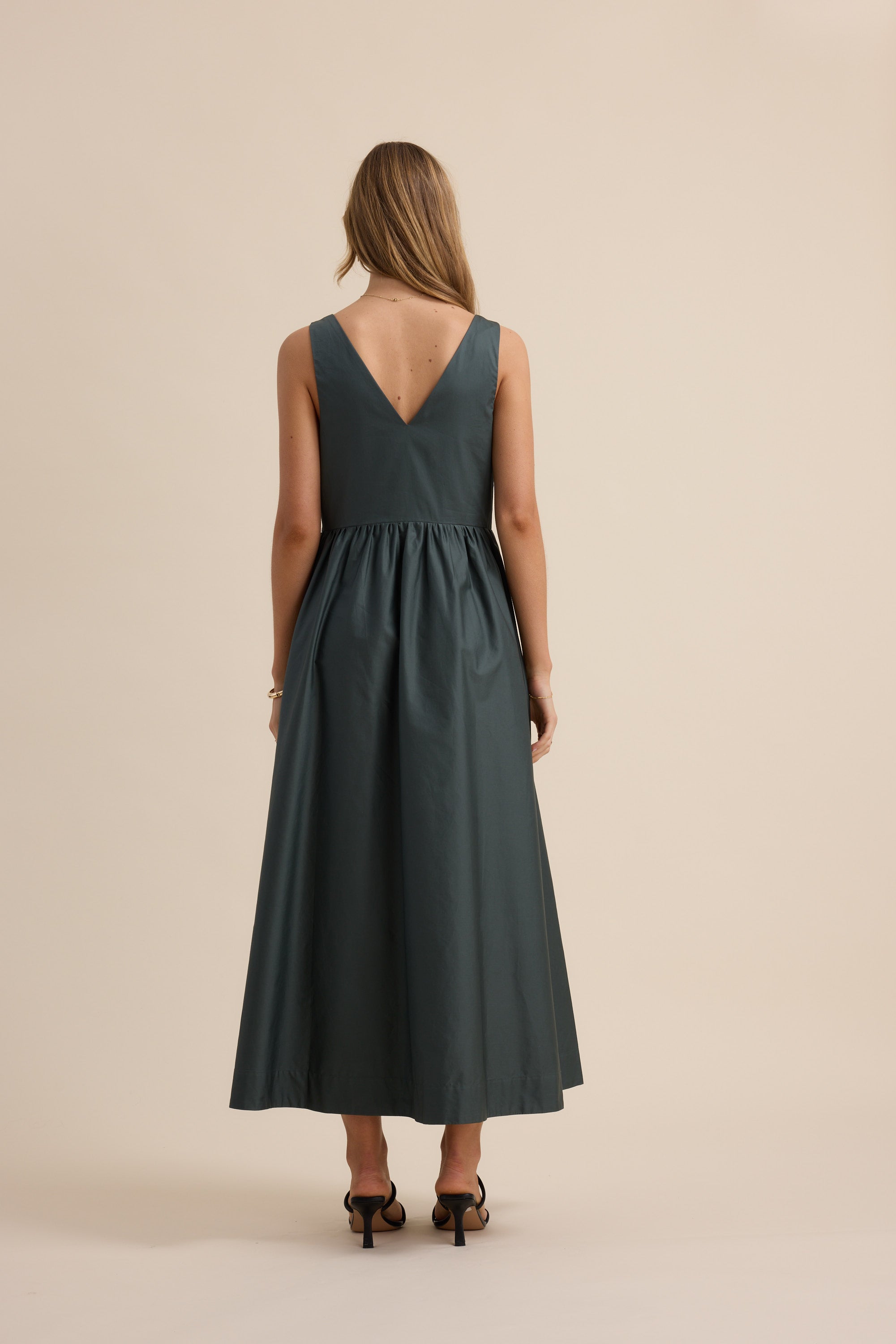 Carolyn V Neck Dress
