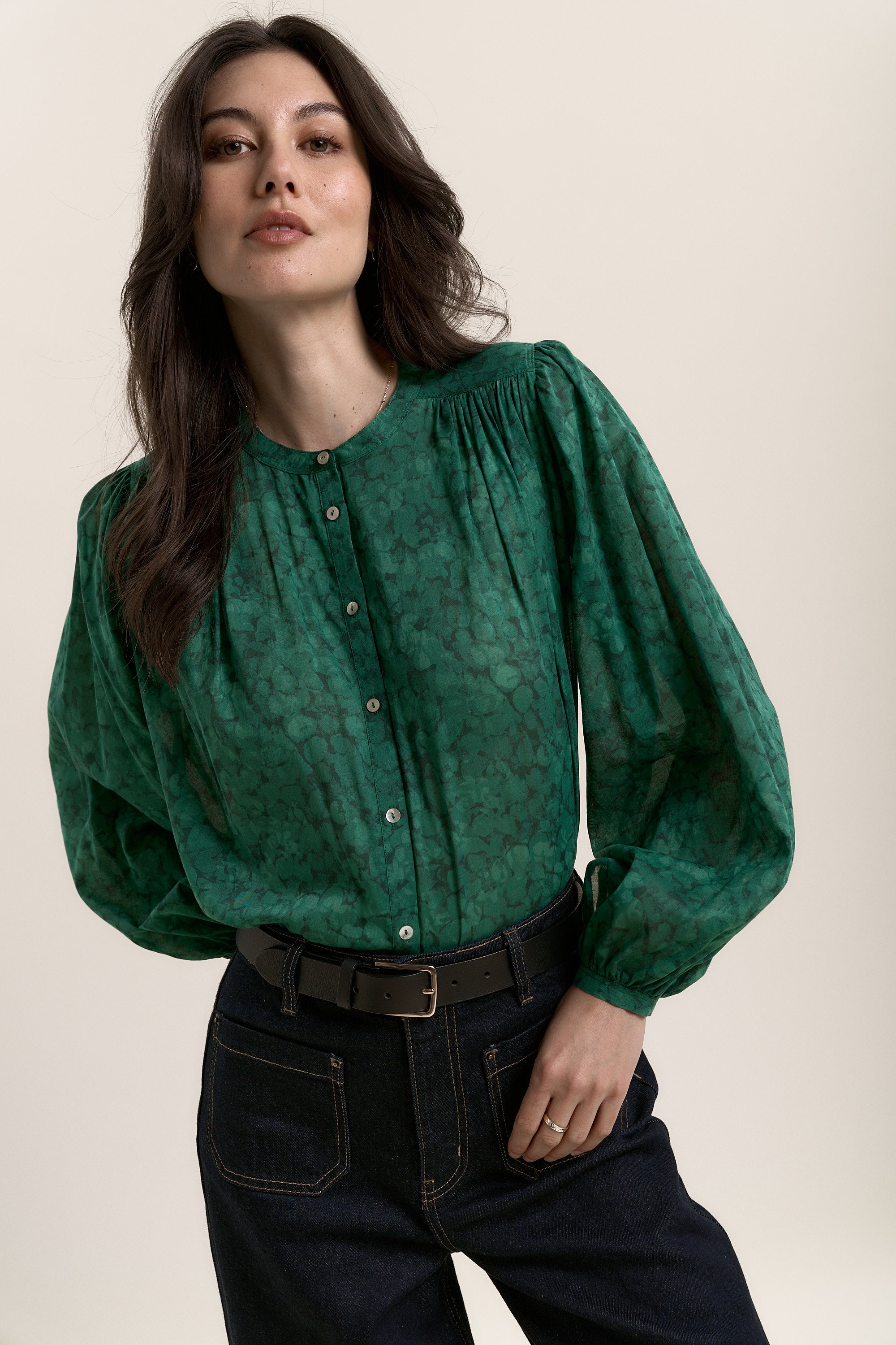 Ava Gather Detail Shirt