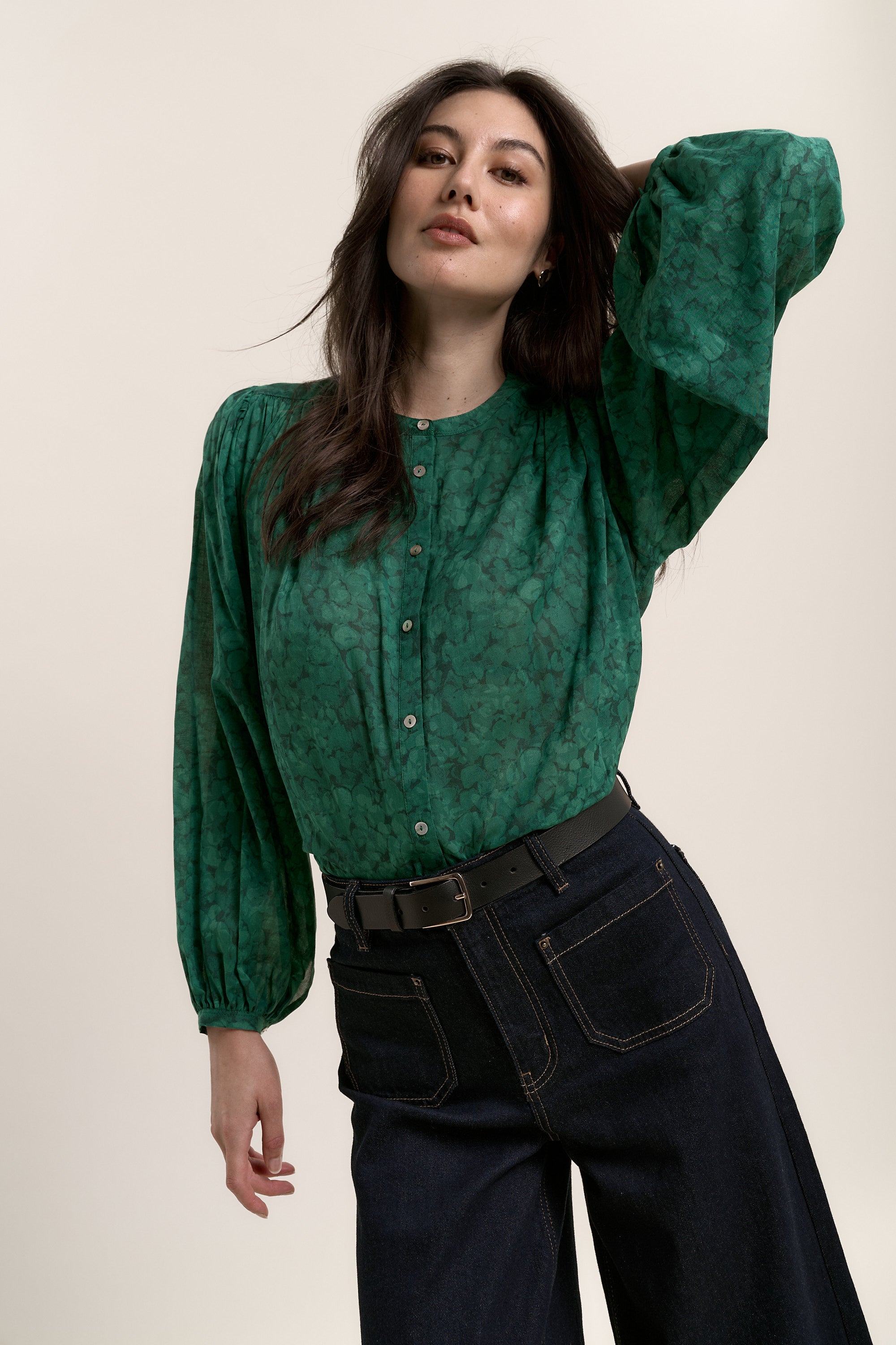 Ava Gather Detail Shirt