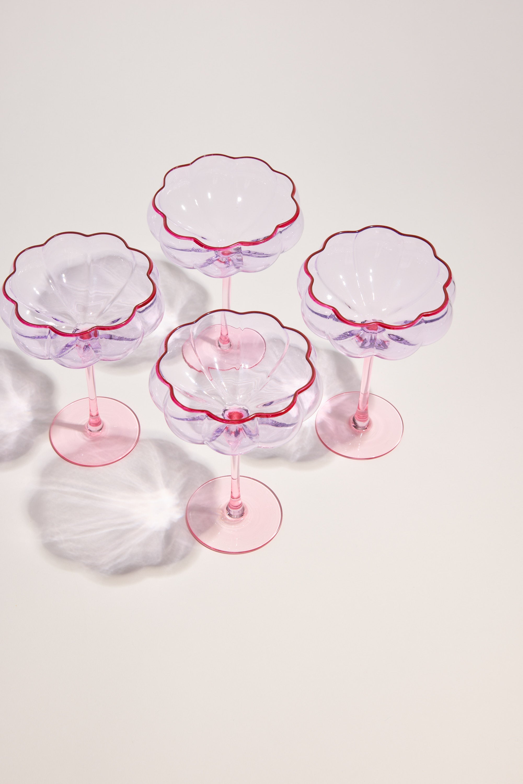 Homelab Petal Cocktail Glass Set