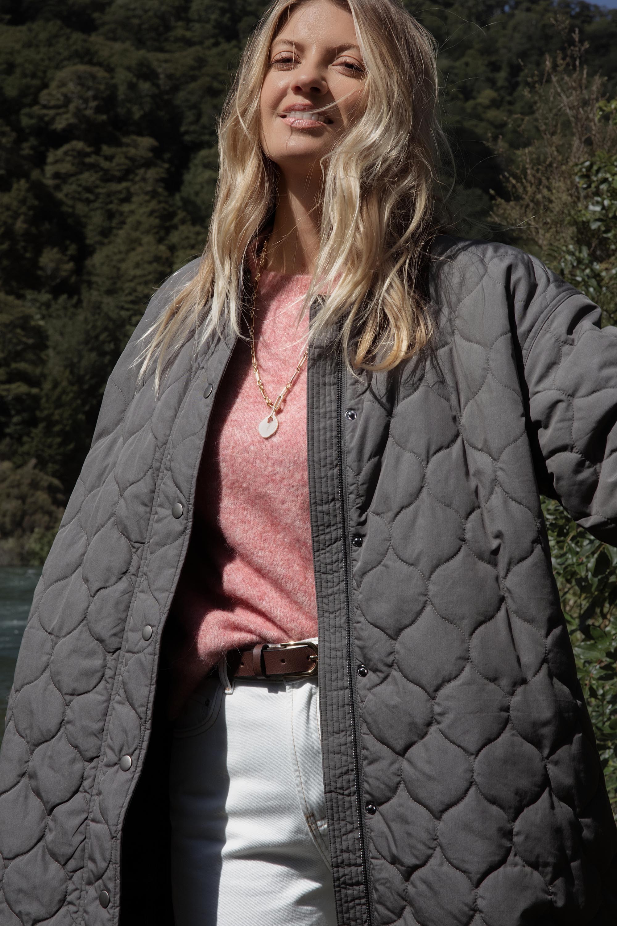 ウィンタースポーツ HOWL ONION QUILT JACKET GREY Lサイズ