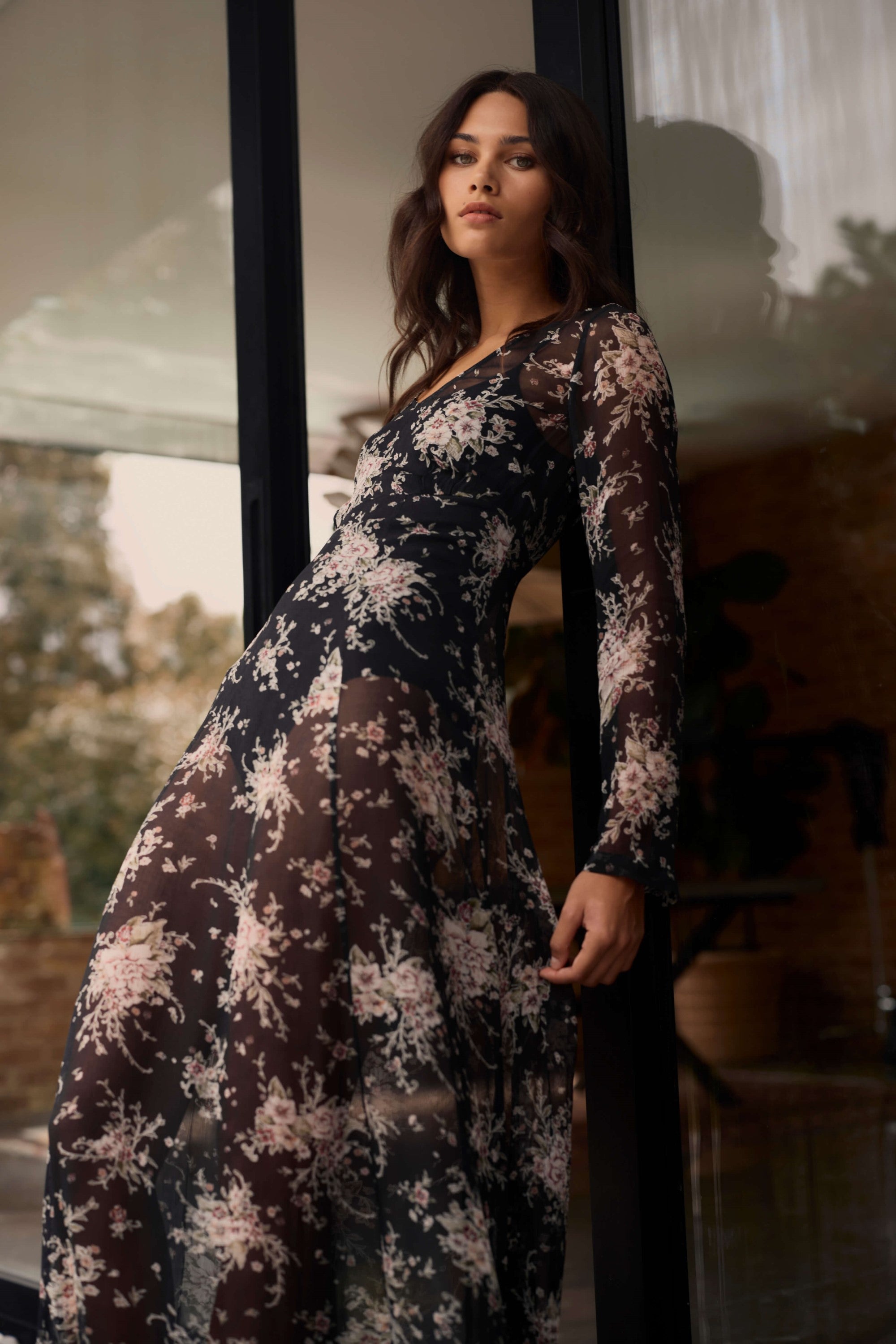 Shop Amber Long Sleeve Dress (Kensington Floral) | Max Shop Amber Long Sleeve Dress (Kensington Floral) | Max