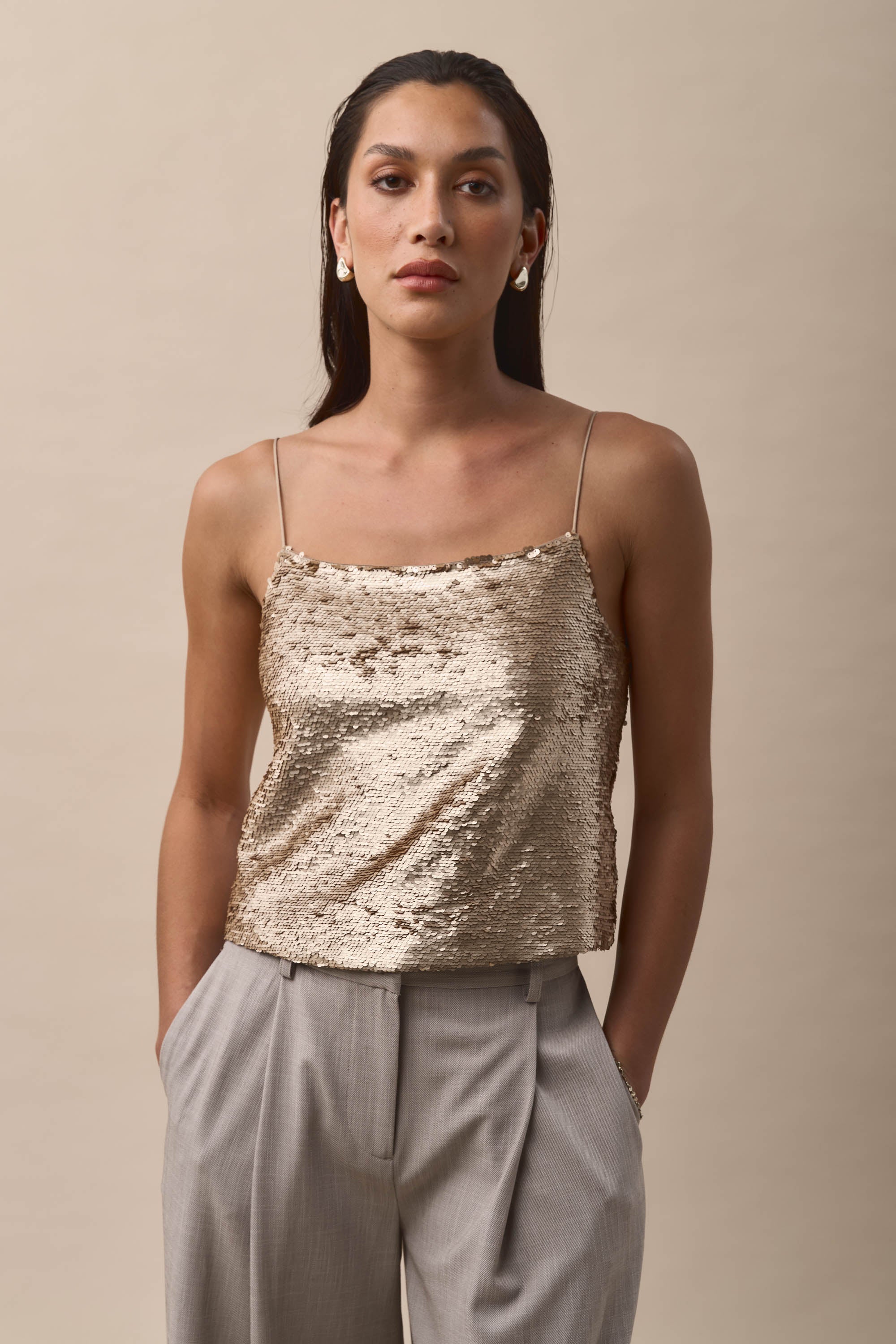 ★24-25FW新作★ROCKCAKE★Beige Label Seethrough Top ☆24-25FW新作☆ROCKCAKE☆Beige Label Seethrough Top