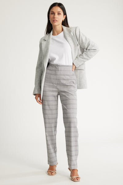Shop Nyla Tapered Leg Pant (Check) | Max