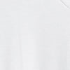Close-up of plain white NZ fabric, possibly part of a t-shirt or garment.
