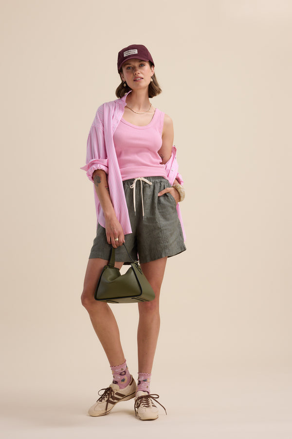 Sophie Organic Cotton Ribbed Tank