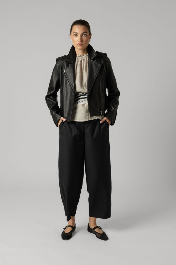 The Perfect Leather Biker Jacket