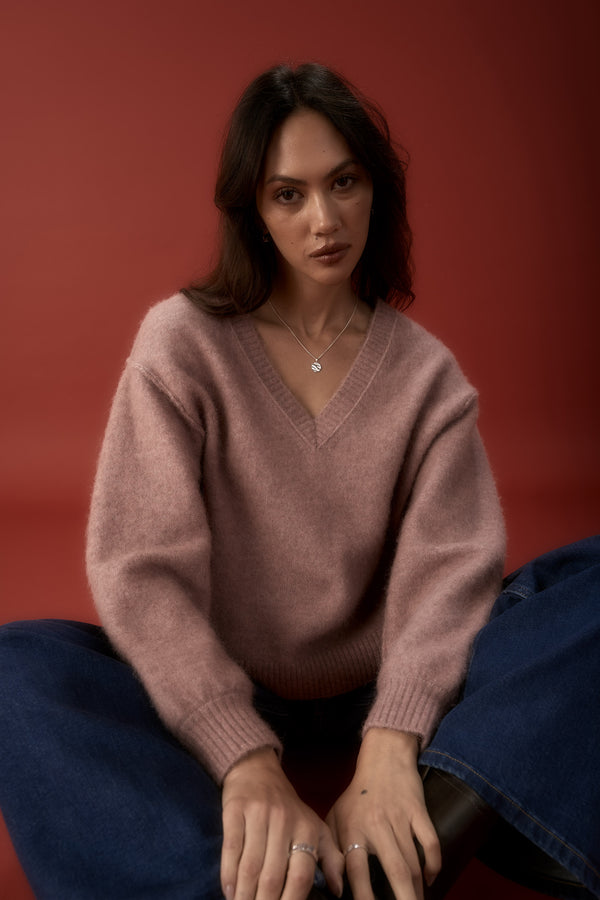 The Luxe Whisper V Neck Sweater