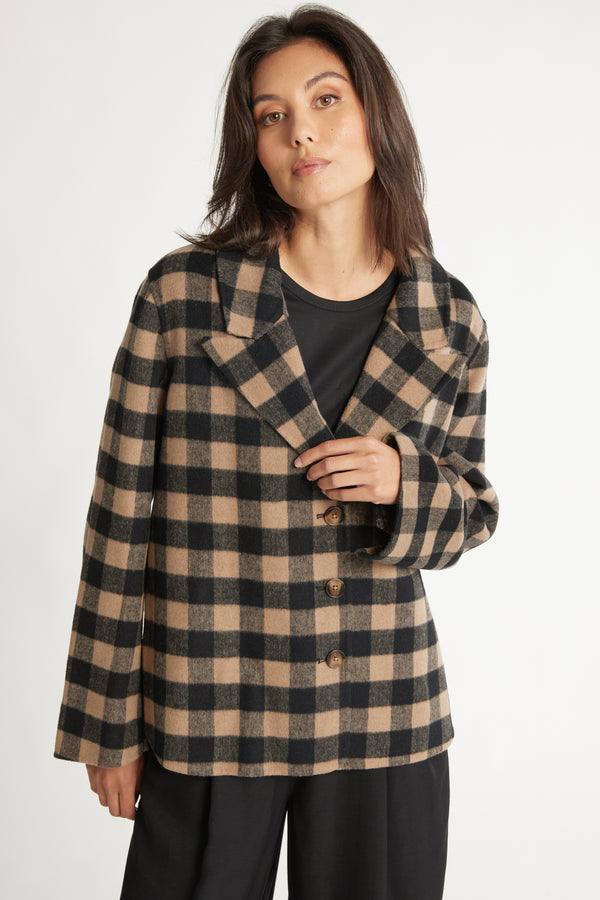 The Cropped Wool Coat