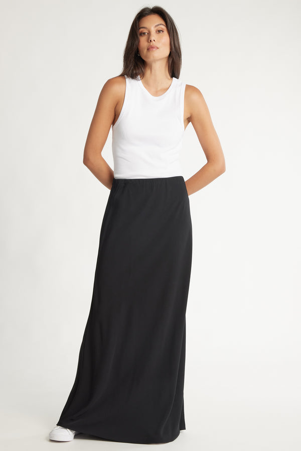 The Maxi Slip Skirt