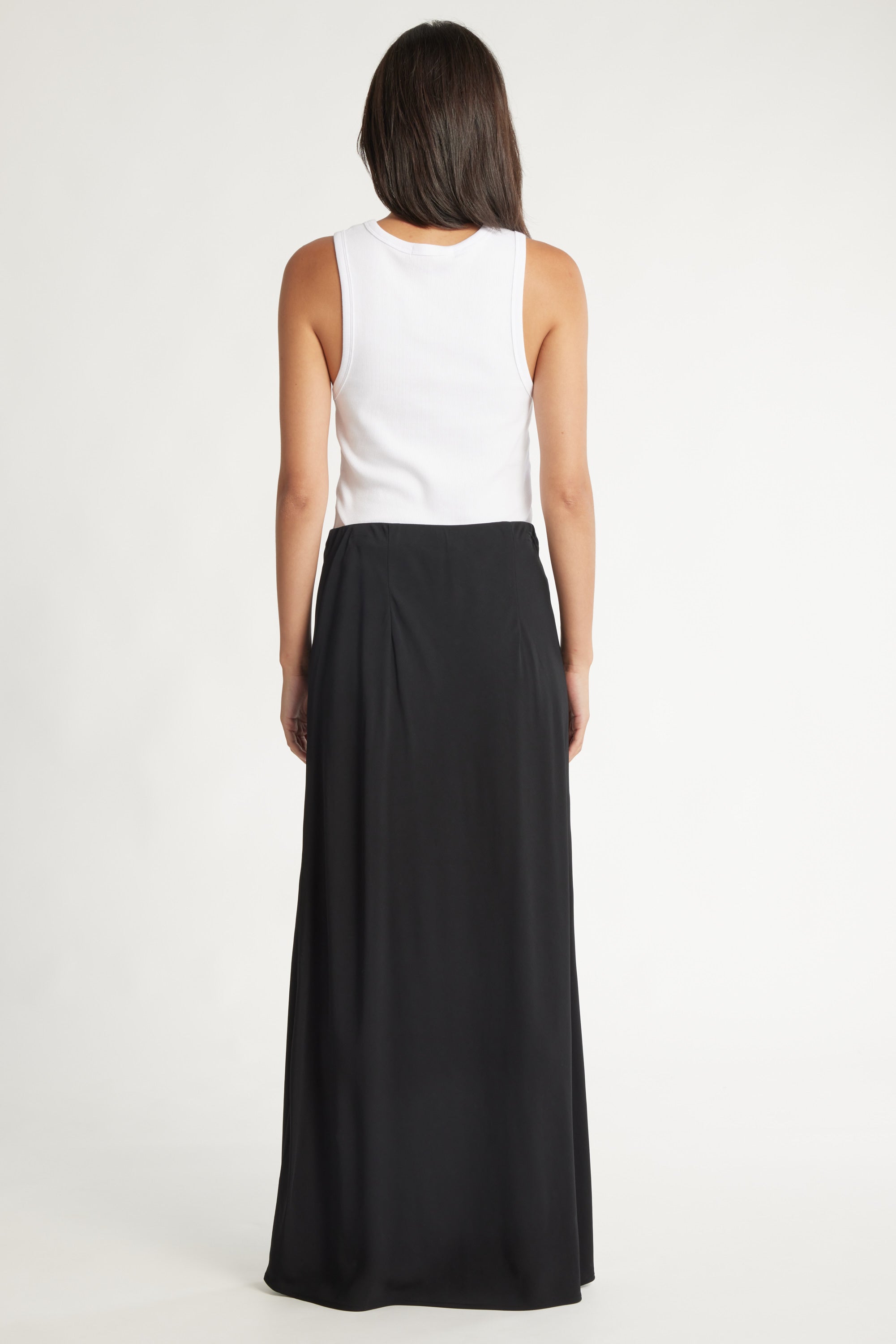 Shop The Maxi Slip Skirt (Black) Max