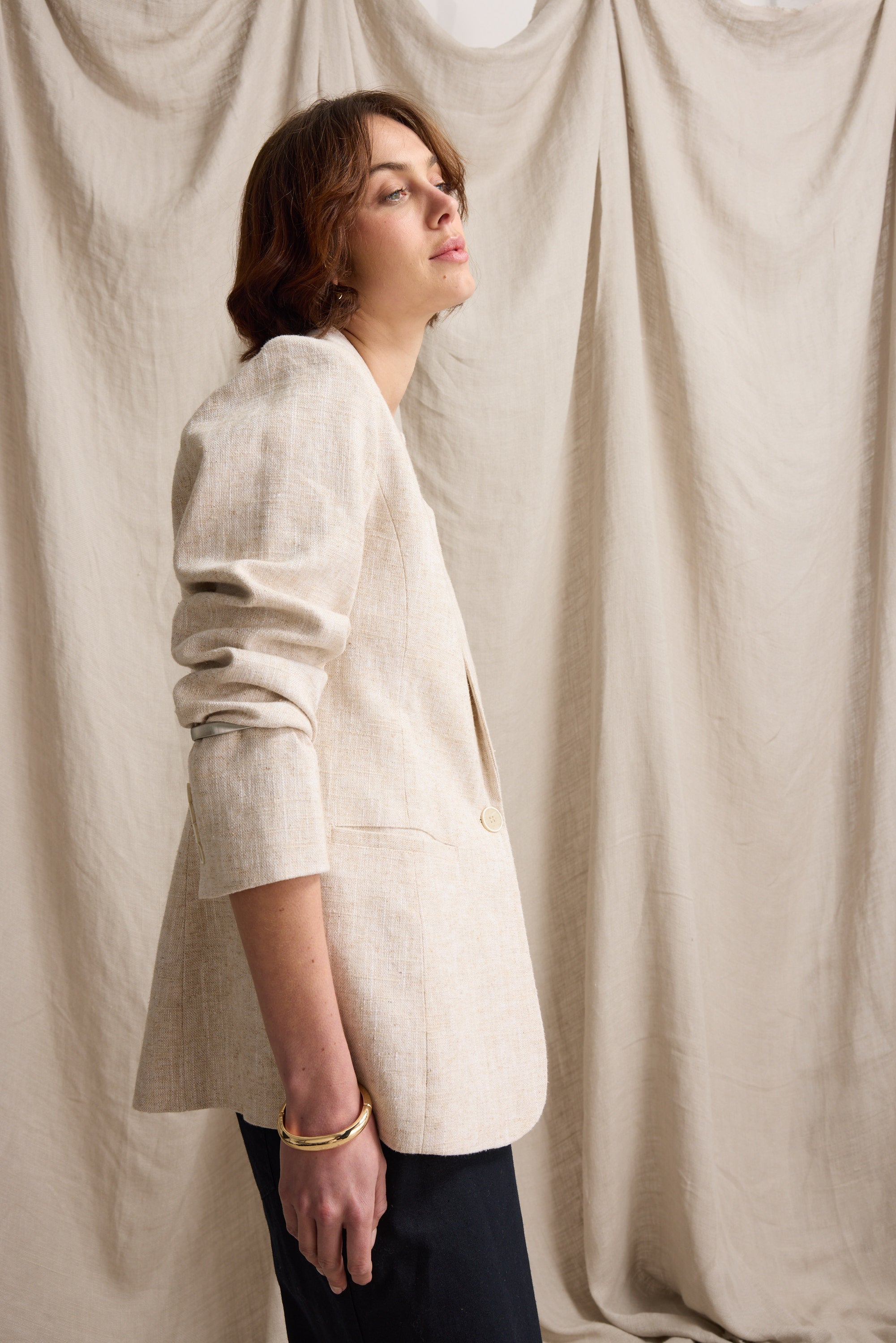The Linen Blend Blazer