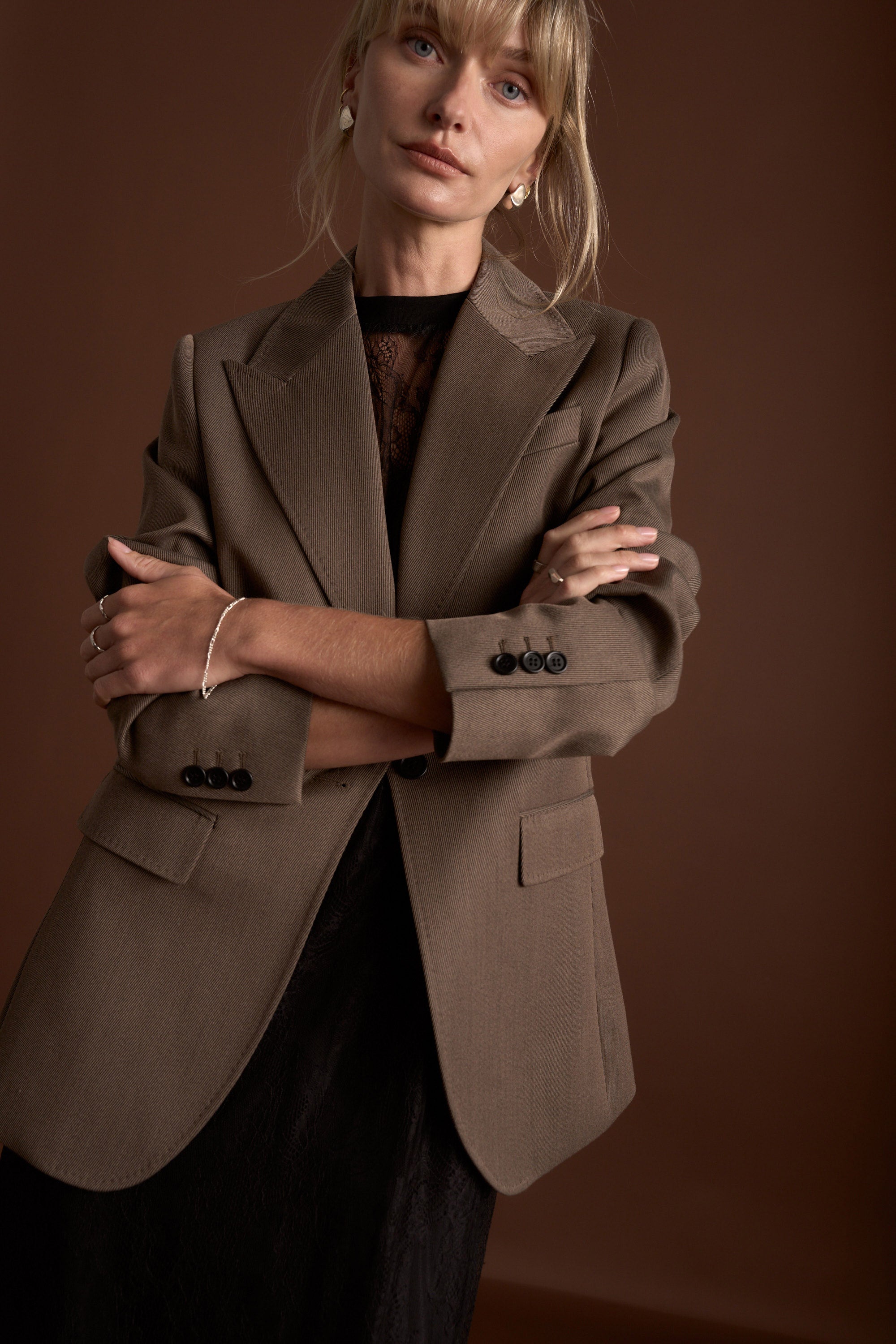 Shop The Tailored Blazer (Mocha Marle) Max