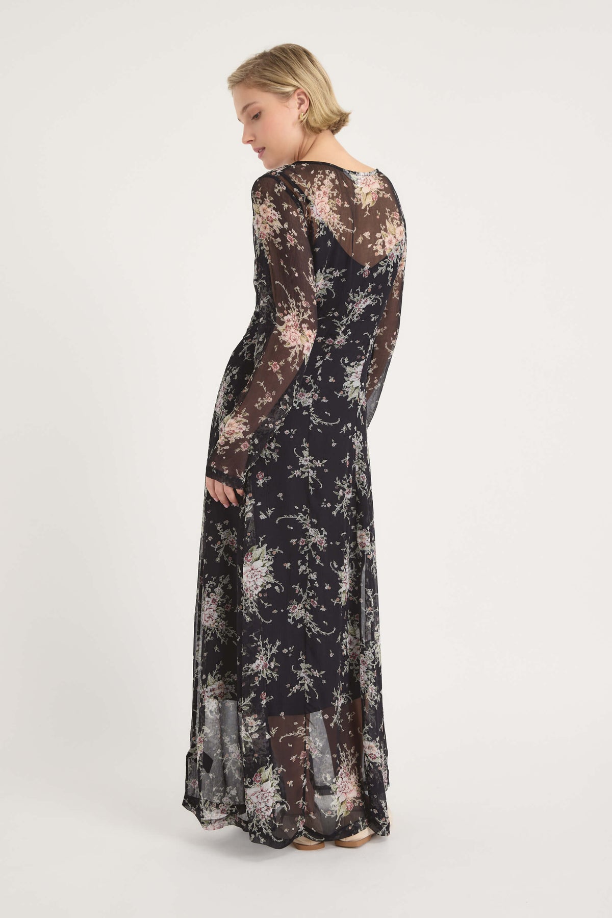 Shop Amber Long Sleeve Dress (Kensington Floral) | Max