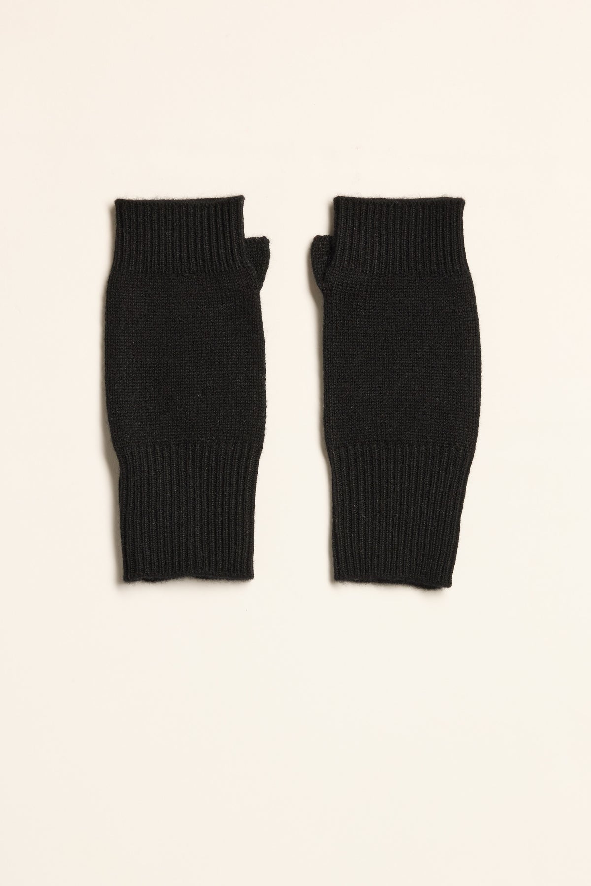 Shop Joyce Cashmere Blend Fingerless Gloves (Black) | Max