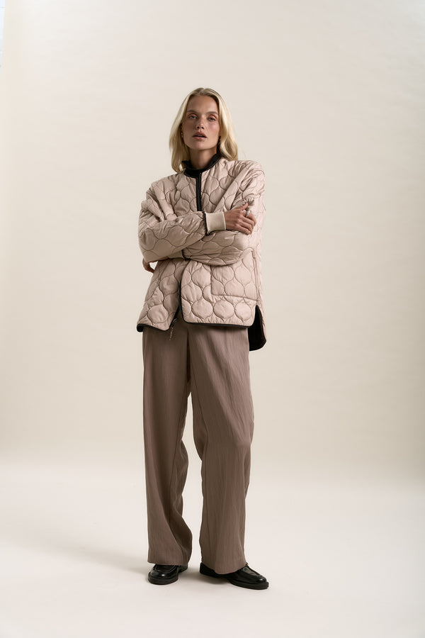 Mckenna Reversible Quilted Puffer