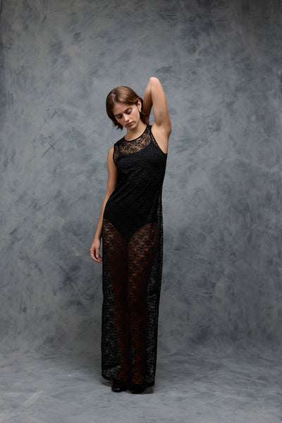 Shop Morgan Lace Dress (Black)