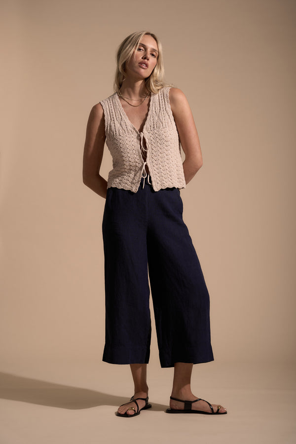 High Tide Linen Crop