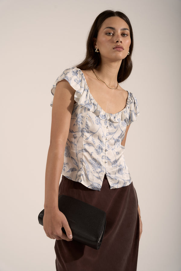 Ingrid Frill Detail Blouse