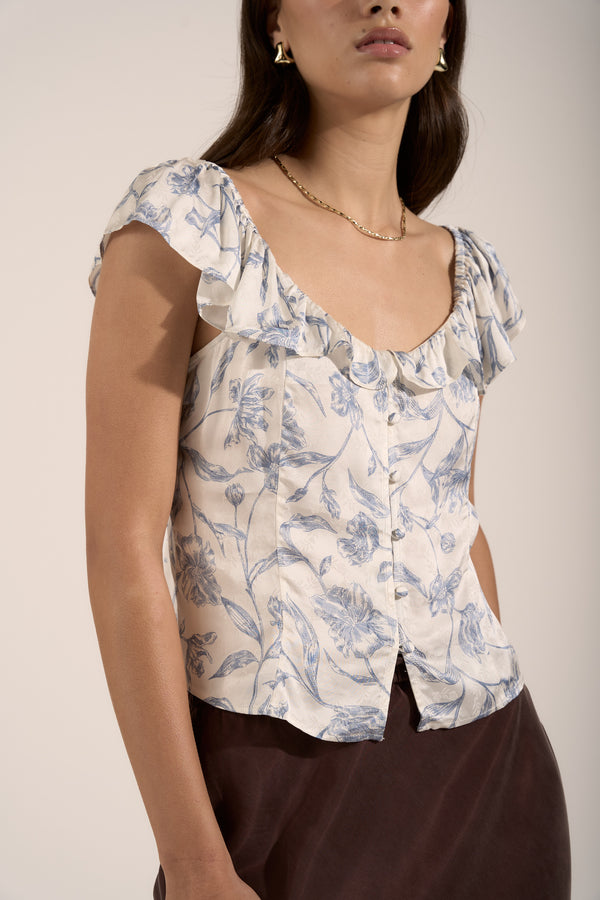 Ingrid Frill Detail Blouse