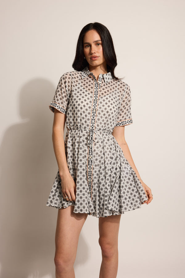 Poppy Frill Hem Dress