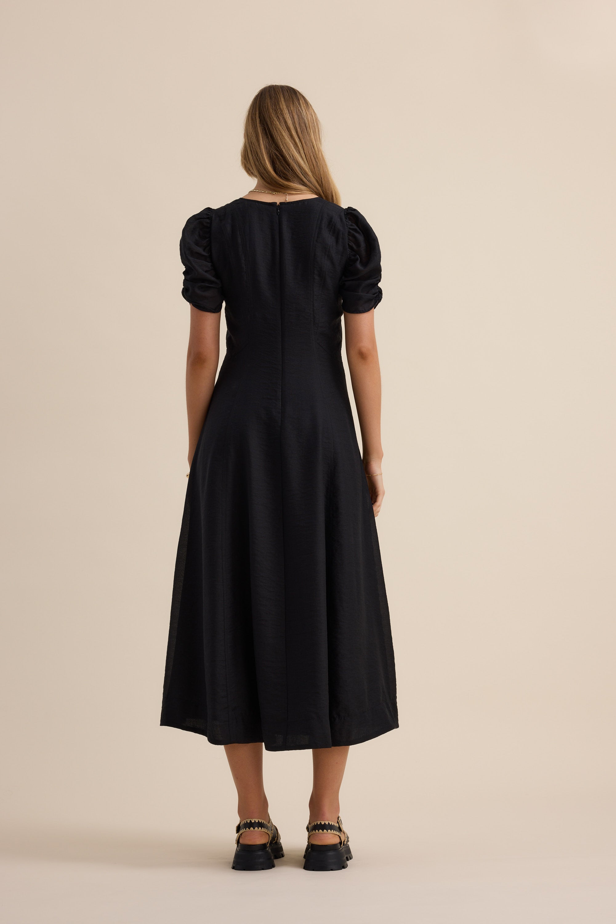 Shop The Everyday Flared Dress (Black) | Max Shop The Everyday Flared Dress (Black) | Max