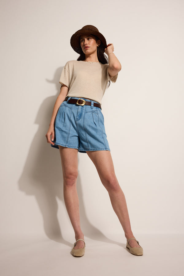 Brussels Denim Short