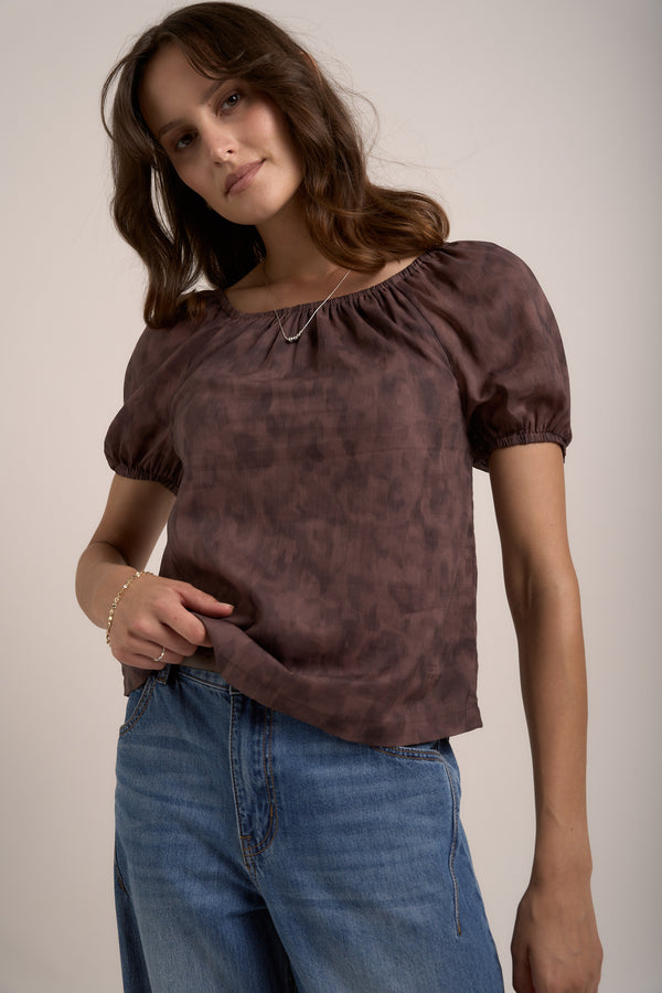 Louise Puff Sleeve Top