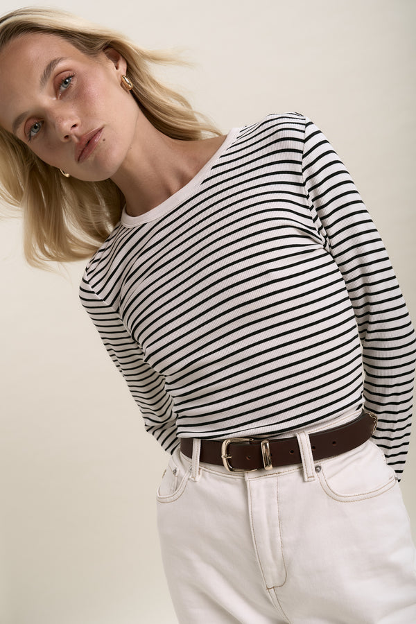 Elementary Basics Long Sleeve Rib Tee