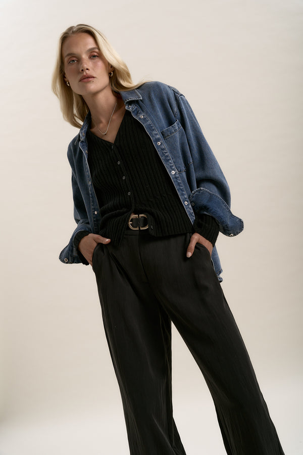 Elementary Cashmere Blend Cardigan