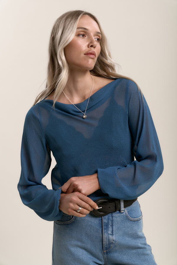 Serena Cowl Neck Top