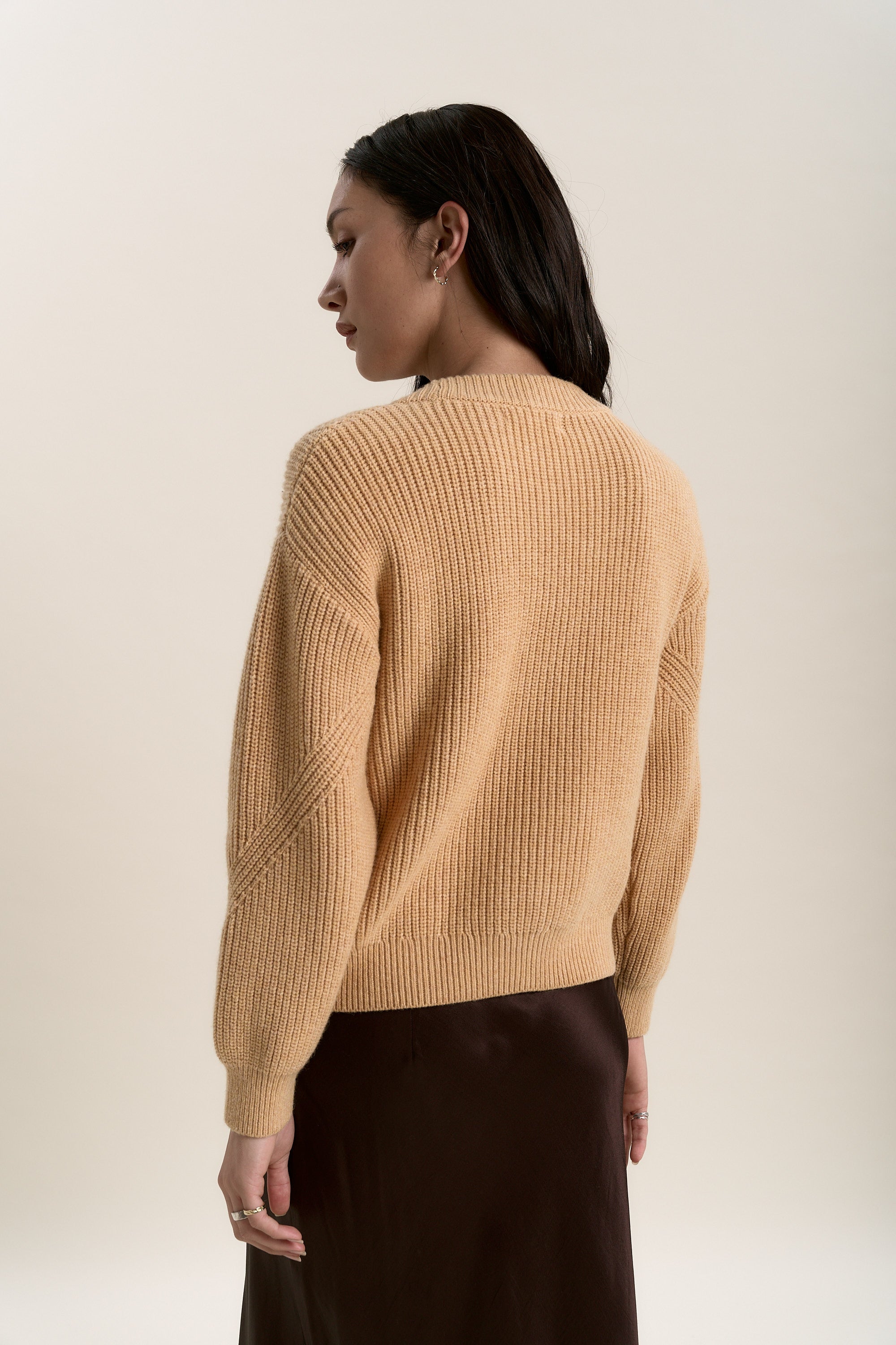 Shop Olive Chunky Knit Cardigan (Sunshine Marle) Max