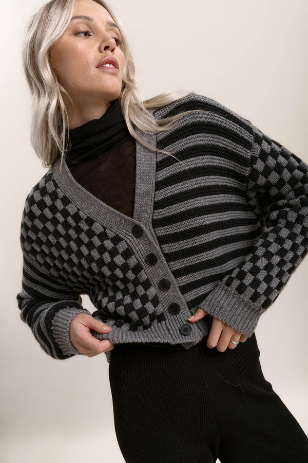 Alice Knit Detail Cardigan