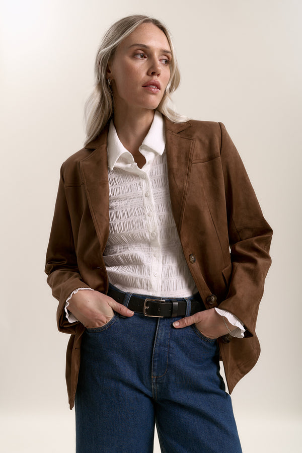 Tahlia Shirred Detail Shirt