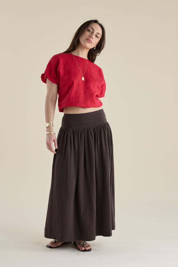 The Bubble Hem Top