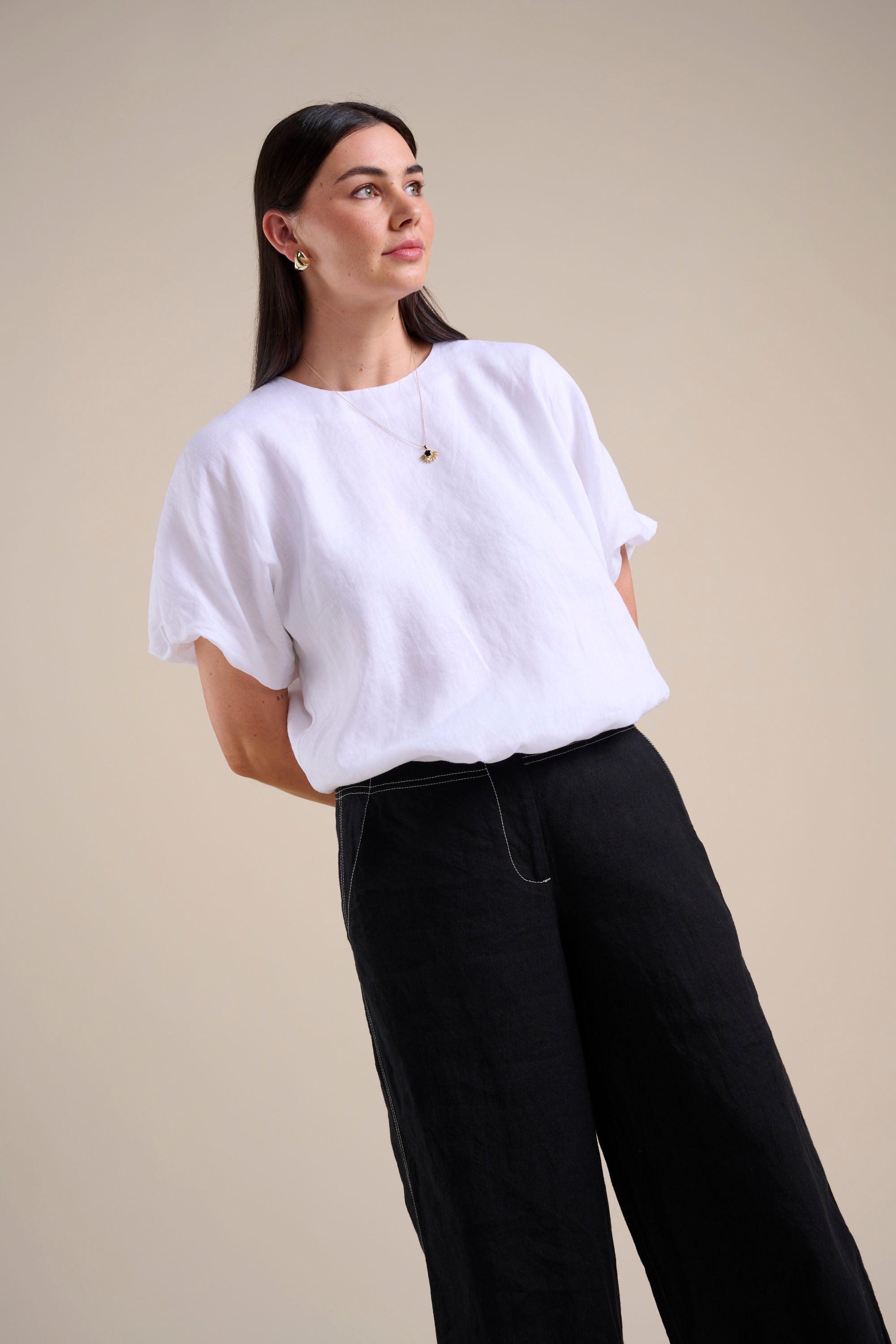 The Bubble Hem Top