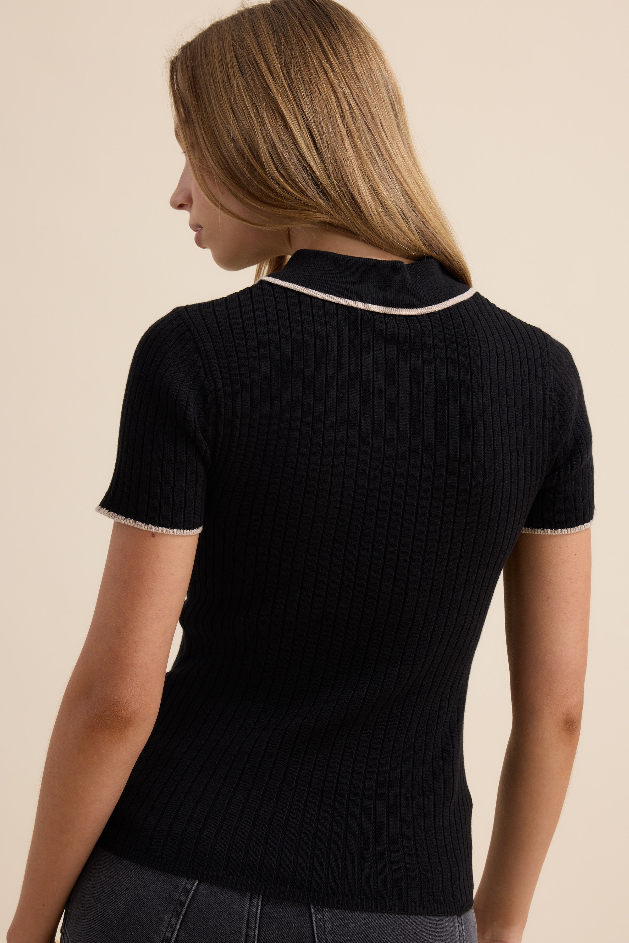 The Knitted Henley Top