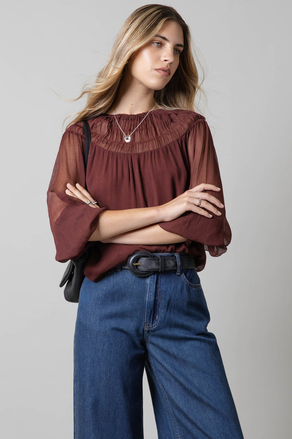 Gemma Gather Detail Top