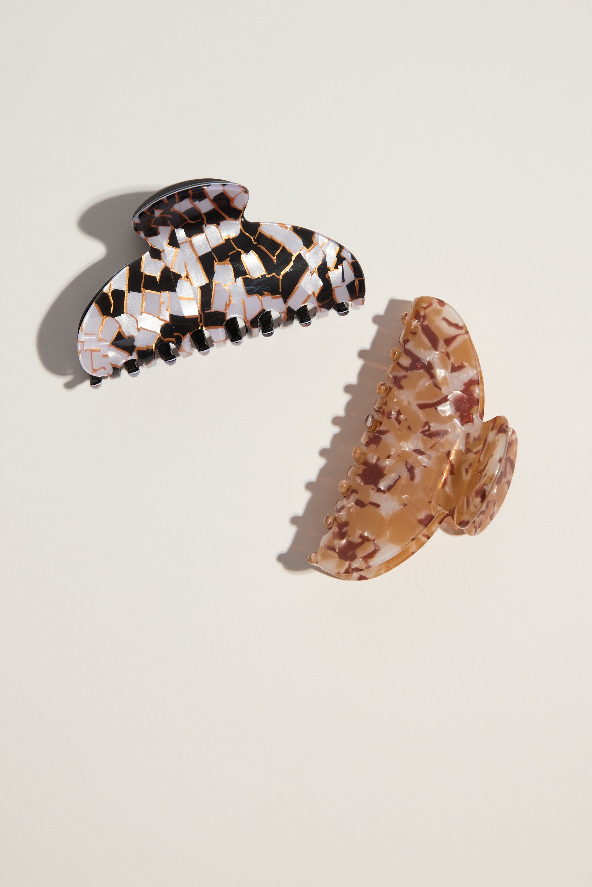 2 Pk Medium Hair Claw