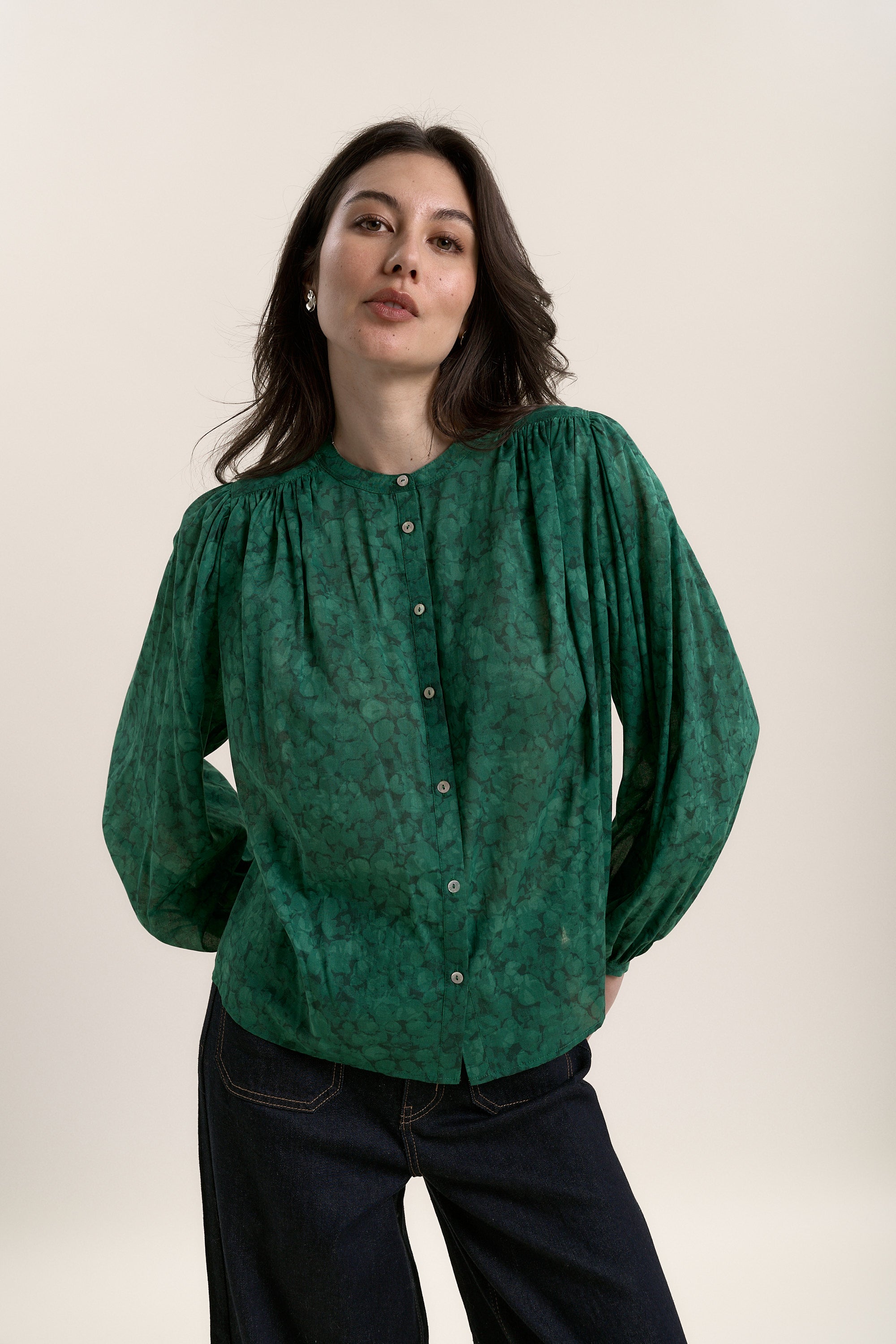Ava Gather Detail Shirt
