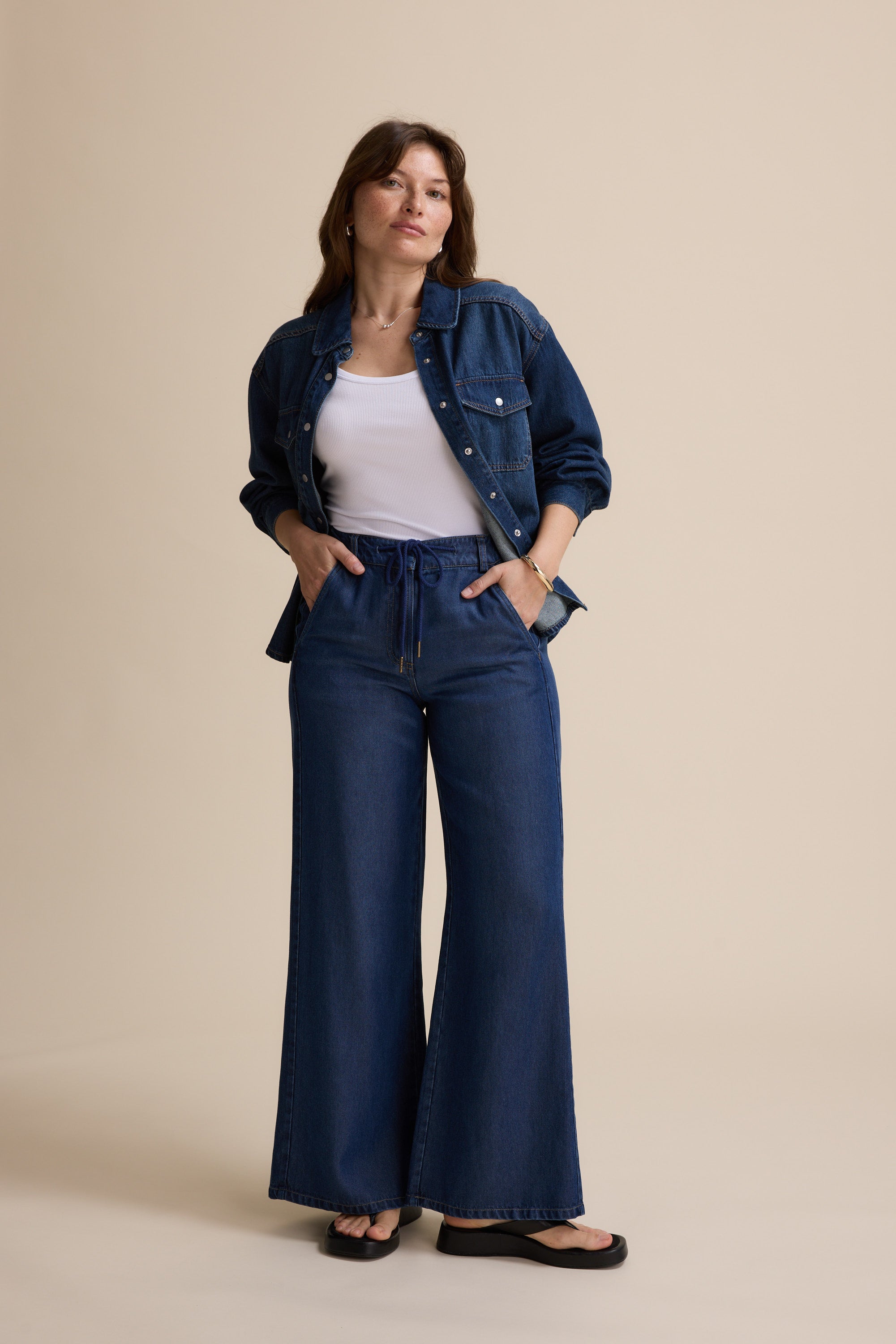Elementary Wide Leg Jean