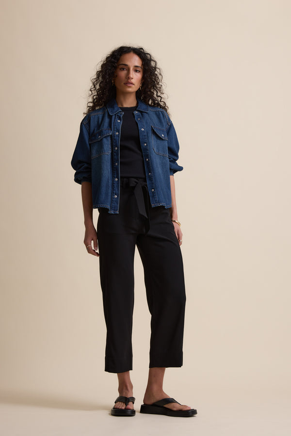 The Easy Care Belted Pant
