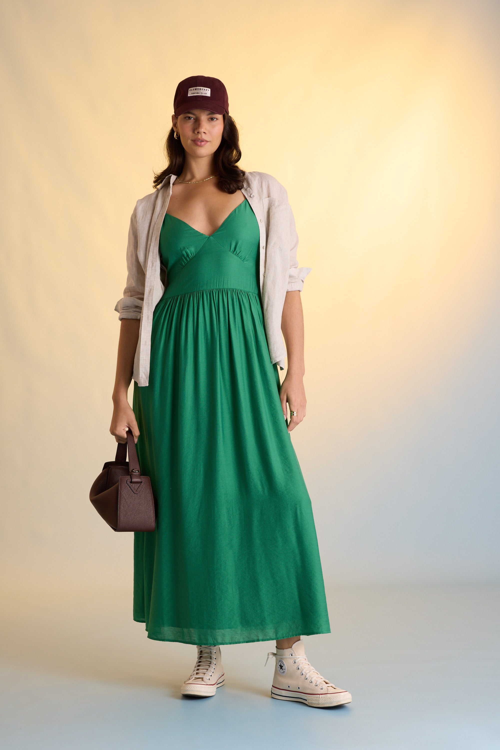 Shop Kennedy Tie Detail Dress (Emerald) | Max Shop Kennedy Tie Detail Dress (Emerald) | Max