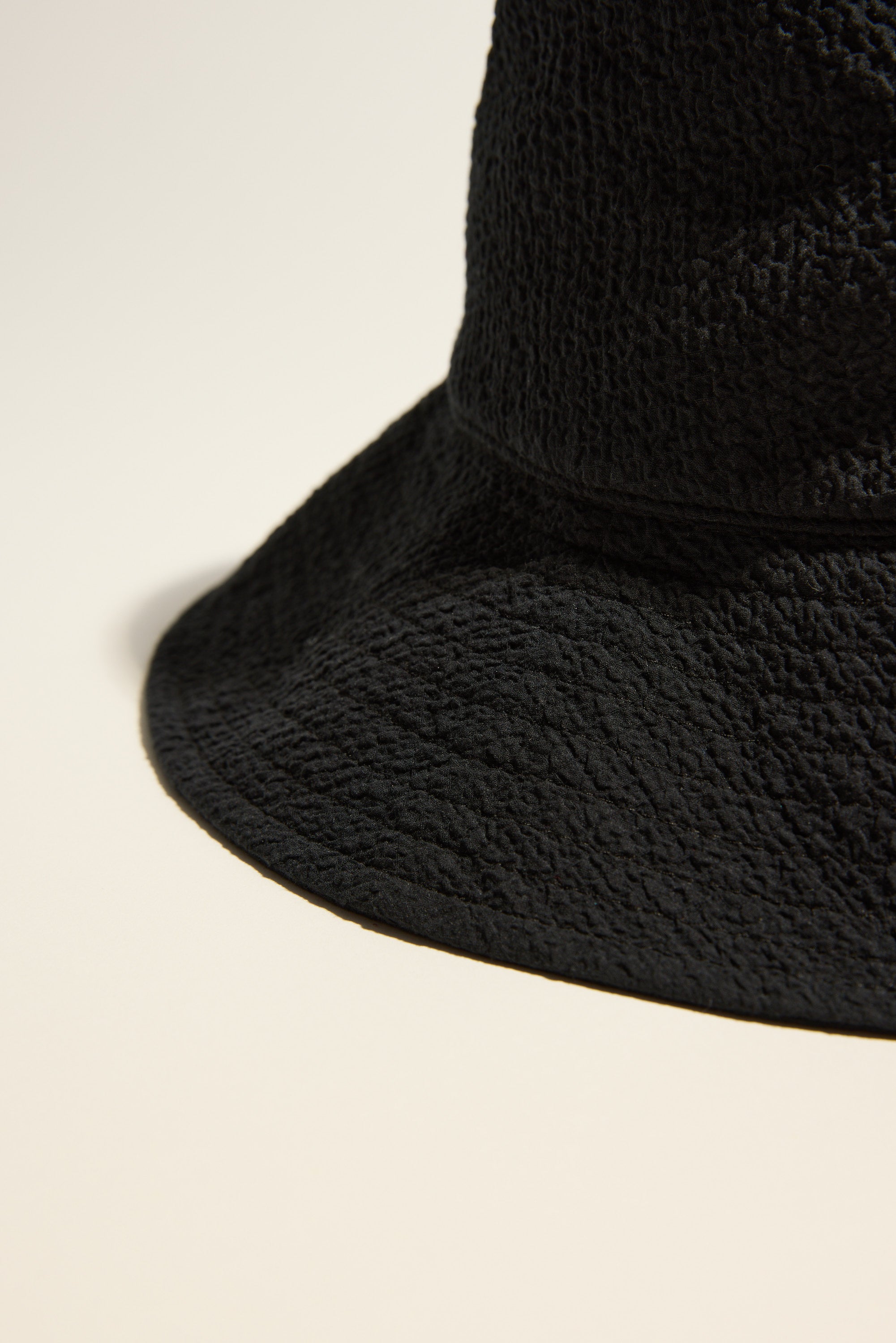 Shop Lula Textured Bucket Hat (Black) | Max