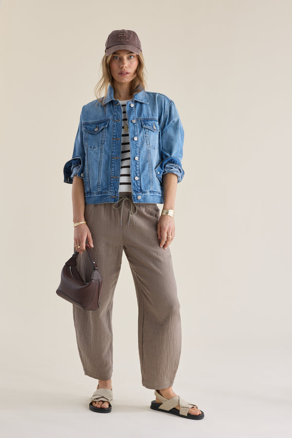 Elementary Textured Balloon Pant