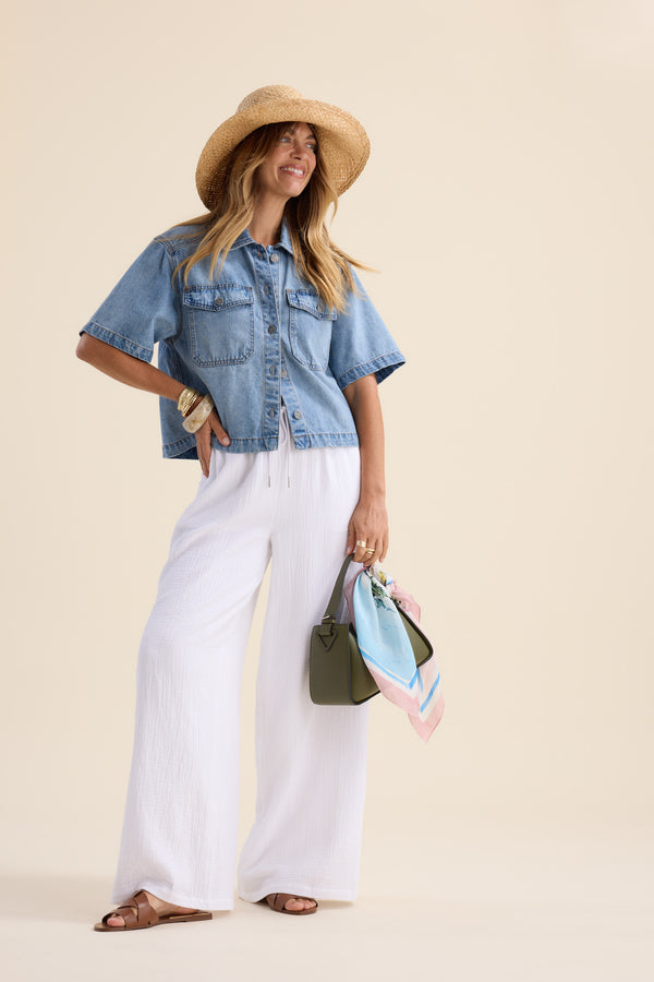 Elementary Textured Beach Pant